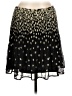 Elle 100% Polyester Stars Gold Casual Skirt Size L - photo 1