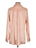 Unbranded 100% Polyester Animal Print Pink Long Sleeve Blouse Size S - photo 2