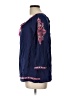 Blu Pepper 100% Rayon Blue 3/4 Sleeve Blouse Size L - photo 5