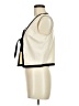Tulle Ivory Sleeveless Blouse Size M - photo 5