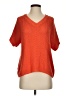 Stitches & Stripes 100% Cotton Solid Orange Pullover Sweater Size S - photo 1