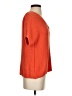 Stitches & Stripes 100% Cotton Solid Orange Pullover Sweater Size S - photo 4