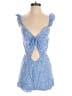Forever 21 Hearts Blue Romper Size S - photo 1