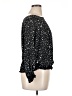 Unbranded Stars Black 3/4 Sleeve Blouse Size XL (estimated) - photo 4