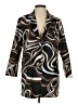 Nasty Gal Inc. Print Brown Blazer Size S - photo 1