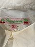Bonpoint 100% Cotton Ivory Long Sleeve Button-Down Shirt Size 2 - photo 3