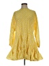 Rhode Argyle Yellow Casual Dress Size XS - photo 1