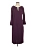 Talbots Solid Purple Casual Dress Size S - photo 1