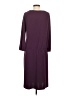 Talbots Solid Purple Casual Dress Size S - photo 2