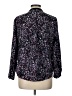 Covington Animal Print Purple Long Sleeve Blouse Size L - photo 2