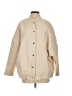 Talulah New York 100% Polyester Solid Ivory Coat Size S - photo 1