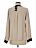 Assorted Brands 100% Polyester Color Block Ivory Long Sleeve Blouse Size M - photo 2