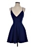 TOBI 100% Polyester Solid Blue Cocktail Dress Size S - photo 1