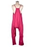 Trendy Queen Solid Pink Jumpsuit Size M - photo 2