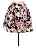 Express 100% Polyester Floral Ivory Casual Skirt Size 10 - photo 1