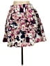 Express 100% Polyester Floral Ivory Casual Skirt Size 10 - photo 2
