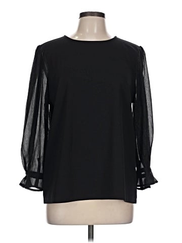 Ann Taylor Factory Long Sleeve Blouse (view 1)