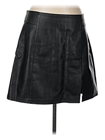 Topshop Faux Leather Skirt (view 1)