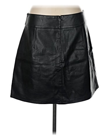 Topshop Faux Leather Skirt (view 2)