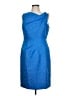 David Meister Blue Cocktail Dress Size 10 - photo 1