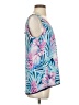Lilly Pulitzer 100% Polyester Blue Sleeveless Blouse Size S - photo 4