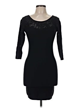 black prom dress with lace A-line V neck Black Prom Dress Long Sleeve Lace Applique Tulle Evening –  SELINADRESS main image 1
