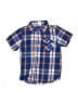 Assorted Brands Plaid Blue Short Sleeve Button-Down Shirt Size 5T - photo 1