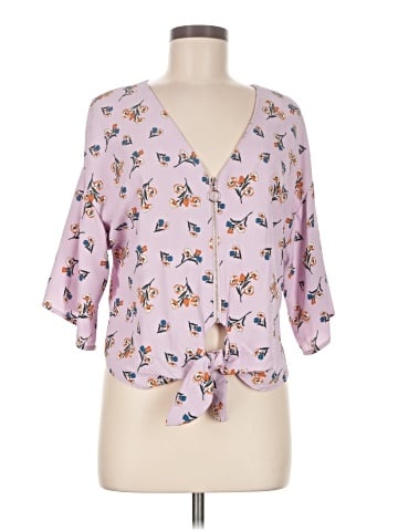 Code x Mode 3/4 Sleeve Blouse (view 1)