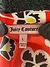 Juicy Couture 100% Polyester Print Orange Long Sleeve Blouse Size L - photo 7