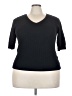 Ella Moss Black 3/4 Sleeve Top Size XXL - photo 1