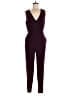 2b bebe Solid Burgundy Jumpsuit Size M - photo 1