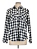 Natural Reflections Checkered-gingham Blue Long Sleeve Button-Down Shirt Size L - photo 1