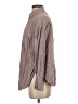 Zara 100% Modal Gray Long Sleeve Button-Down Shirt Size XS - photo 5