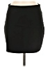 MNG Solid Black Casual Skirt Size M - photo 1
