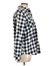 Natural Reflections Checkered-gingham Blue Long Sleeve Button-Down Shirt Size L - photo 4
