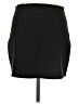 MNG Solid Black Casual Skirt Size M - photo 2