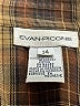 Evan Picone Plaid Brown Long Sleeve Button-Down Shirt Size 14 - photo 7