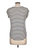 Green Envelope Stripes Ivory Short Sleeve T-Shirt Size L - photo 2