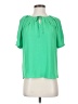 Ann Taylor Green Short Sleeve Blouse Size XS (petite) - photo 1