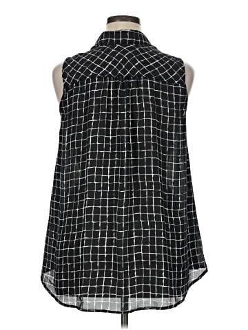 Zenobia Sleeveless Button-Down Shirt (view 2)
