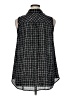 Zenobia Tweed Black Sleeveless Button-Down Shirt Size XL - photo 2