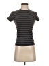 ATM Stripes Gray Short Sleeve Turtleneck Size XS - photo 1