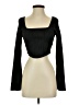 Shein Black Long Sleeve Top Size 2 - photo 1