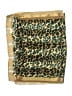 Tanner 100% Silk Animal Print Gold Green Silk Scarf One size - photo 2