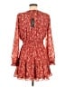 Lulus 100% Polyester Paisley Red Casual Dress Size M - photo 2