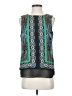 Rose + Olive 100% Polyester Green Sleeveless Blouse Size S - photo 1