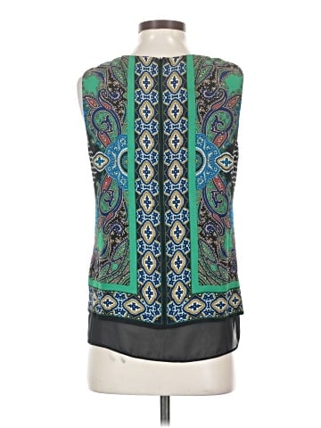 Rose + Olive Sleeveless Blouse (view 2)