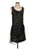 Mango 100% Polyester Stars Black Cocktail Dress Size 2 - photo 1
