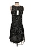 Mango 100% Polyester Stars Black Cocktail Dress Size 2 - photo 2