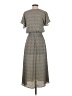Sienna Sky 100% Polyester Chevron-herringbone Gray Casual Dress Size S - photo 2